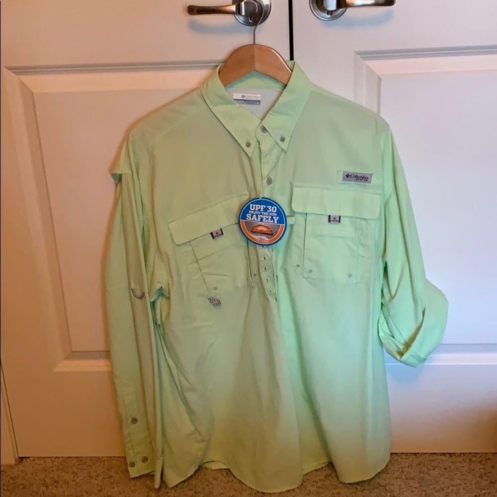 Men’s Columbia long sleeve fishing shirt